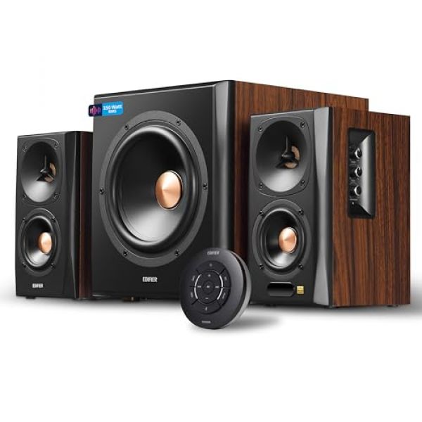 Edifier S360DB – 2.1-System mit hochwertigen Regallautsprechern aus Holz