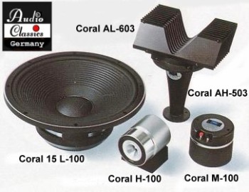 Coral X-15 Lautsprechersystem