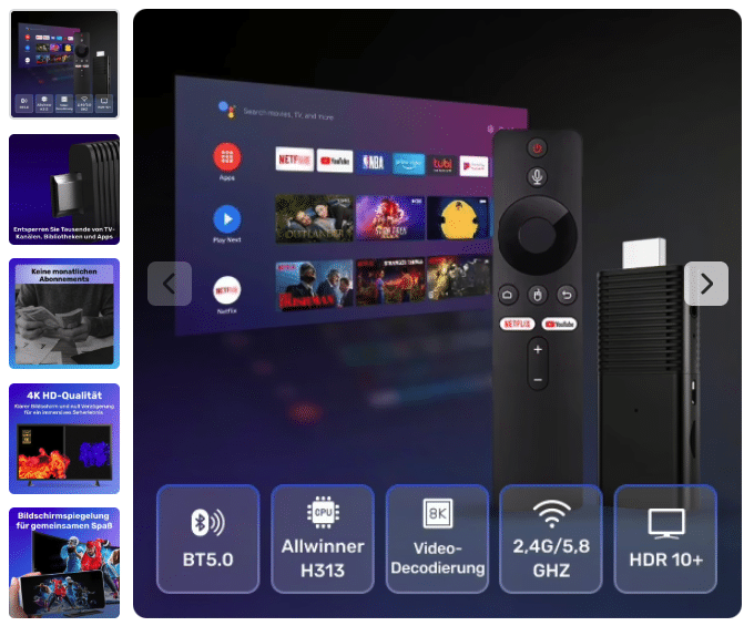 Flixy TV Stick Slider