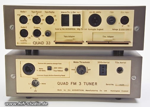 Rückseite Quad 33 und Quad FM3